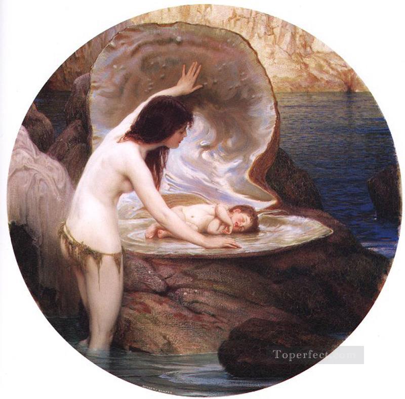 a Water baby Herbert James Draper Oil Paintings